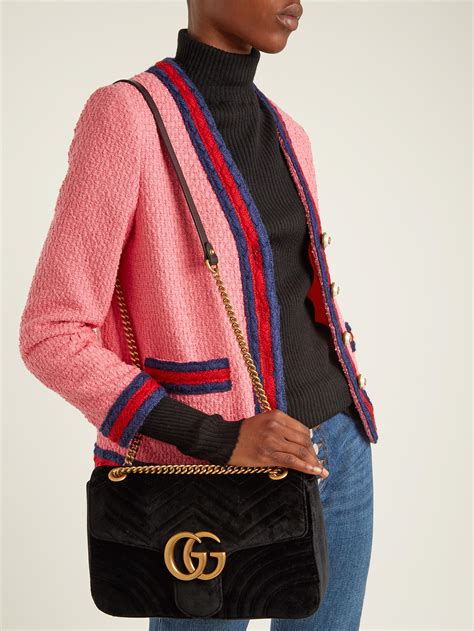 gucci marmont crossbody medium|Gucci Marmont small shoulder bag.